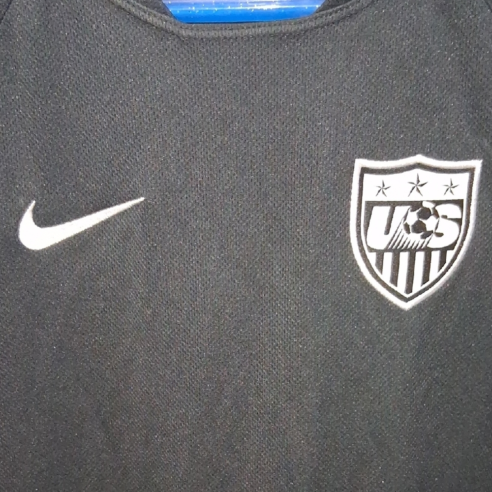 Nike Kids Black Jersey with Neon Yellow Accents - Picture 3 of 13